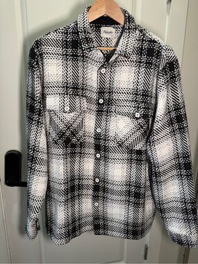 KUWALLA-TEE - Men’s Woven Plaid Long-Sleeve Overshirt, in 2XL